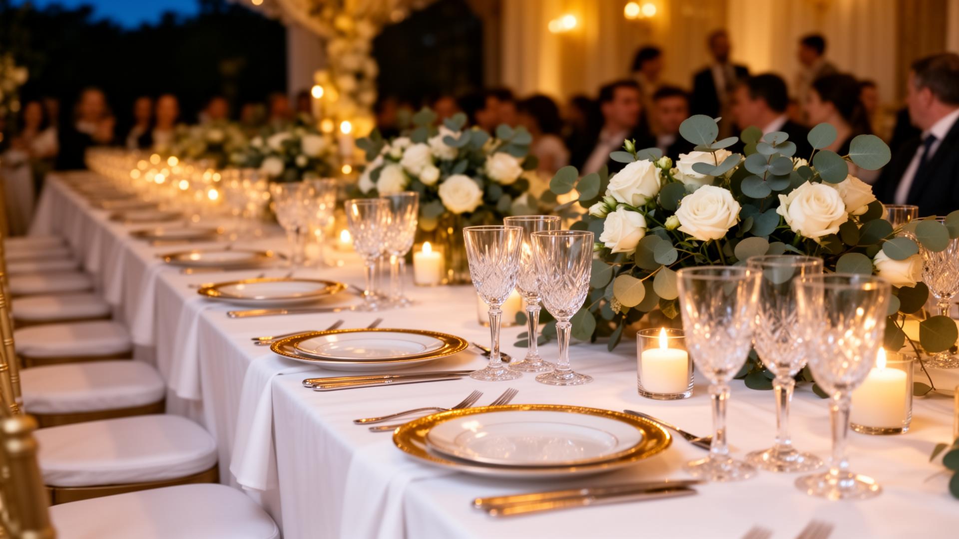 Masă festivă pregătită de Optim Catering pentru un eveniment în Cluj